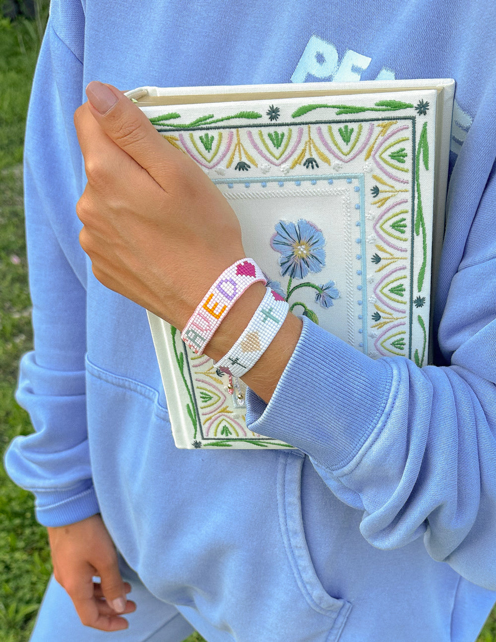 Saved Micro Bead String Bracelet