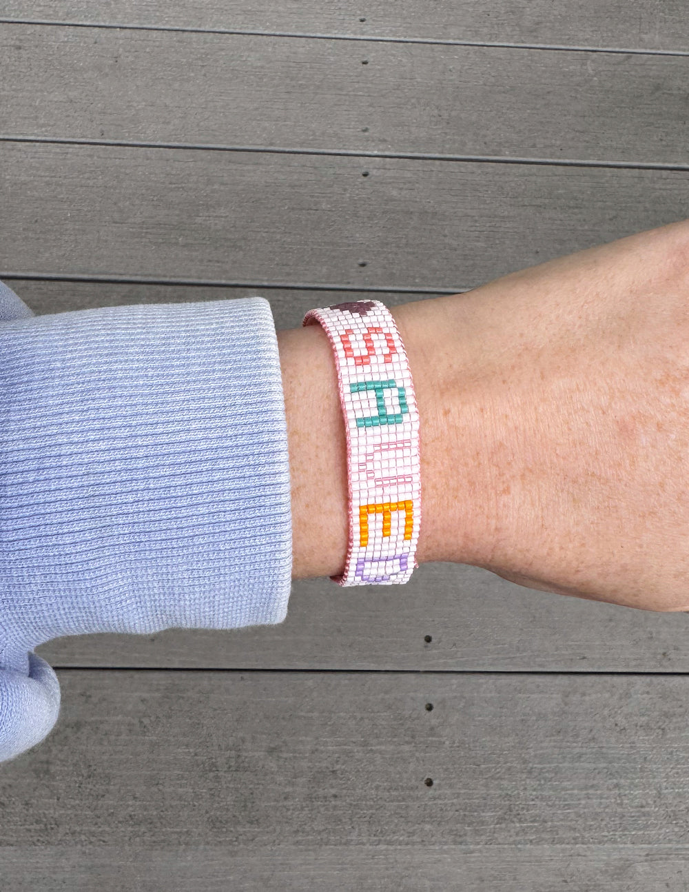 Saved Micro Bead String Bracelet