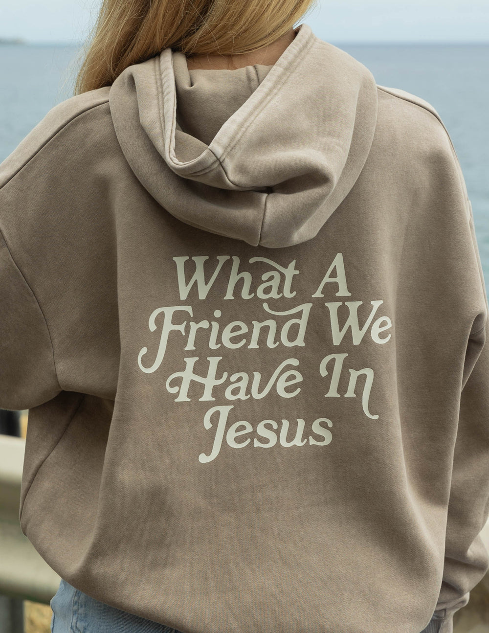 What a Friend in Jesus Brown Unisex Hoodie
